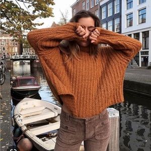 Free People Fluffy Fox sweater